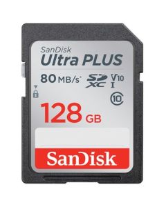 SanDisk SDXC Elite Ultra Plus 128.0GB 130MB/s CL10 w/ Res...