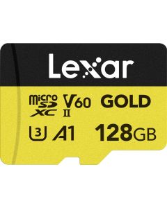 Lexar MicroSDXC Gold Series UHS-II 128GB V60