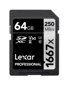 Lexar SDXC Professional UHS-II 1667X 64GB