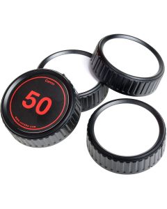 Caruba Writable Rear Lens Cap Kit Canon (4 Pieces)