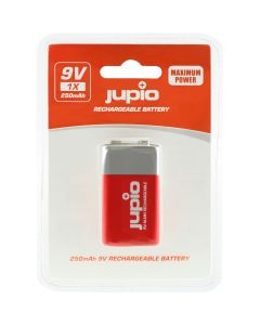 Jupio Rechargeable Battery 9V 250mAh 1 PC