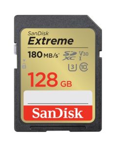 SanDisk SDXC Extreme 128GB 180/90 MB/s V30 Rescue Pro dl 1Y