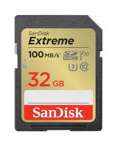 SanDisk Extreme 32GB Memory Card Up To 100MB/s 1