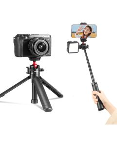 Ulanzi MT-16 Vlog Tripod Camera Holder / Selfie Stick w/ C
