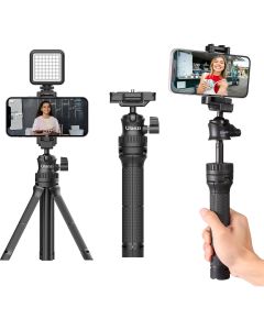 Ulanzi MT-34 Selfie Stick Tripod Built-In Phone Holder
