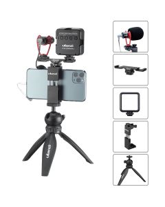 Ulanzi Smartphone Vlog Kit Extra: Statief+houder+led+mic
