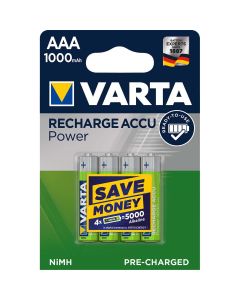 Varta Rechargeable NiMH Battery AAA 1.2 V 1000 mAh 4-BLISTER