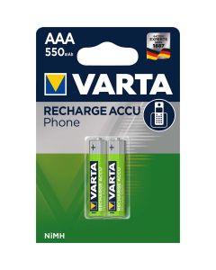 Varta Rechargeable NiMH Battery AAA 1.2 V 550 mAh 2-BLISTER